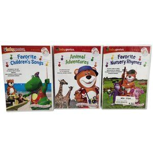 Babygenius DVD Set of 3 SEALED Favorite Nursey Rhymes Children's Songs